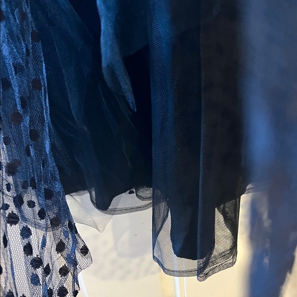 Vintage 1980’s A.J. Bari Colorful Sequin Dress with Black Tulle Sz 8 - Picture 6 of 8